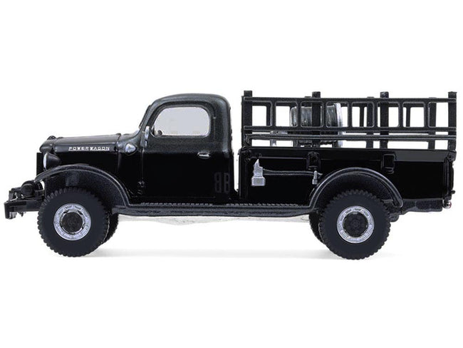 1946 Dodge Power Wagon Fire Truck Black "Black Bandit" Series 30 1/64 Diecast Model Car by Greenlight
