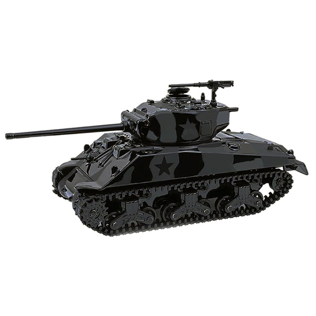 M4 Sherman 76 Long Barrell Tank Black Camouflage "Black Bandit" Series 30 1/64 Diecast Model Car by Greenlight