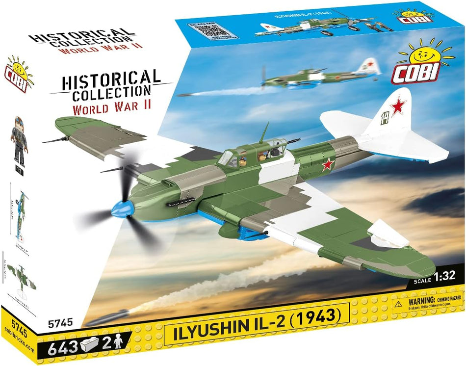 Cobi 653pcs HC WWII Ilyushin IL-2 (1943)