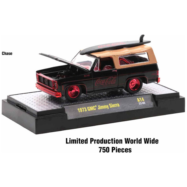 "3 Sodas" Set of 3 pieces Release 14 Limited Edition to 9600 pieces Worldwide 1/64 Diecast Model Cars by M2 Machines - M2 - ModelCars.com