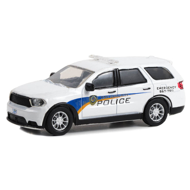 2017 Dodge Durango "Kennedy Space Center (KSC) Security Police Traffic Enforcement" White with Graphics "Hobby Exclusive" Series 1/64 Diecast Model Car by Greenlight