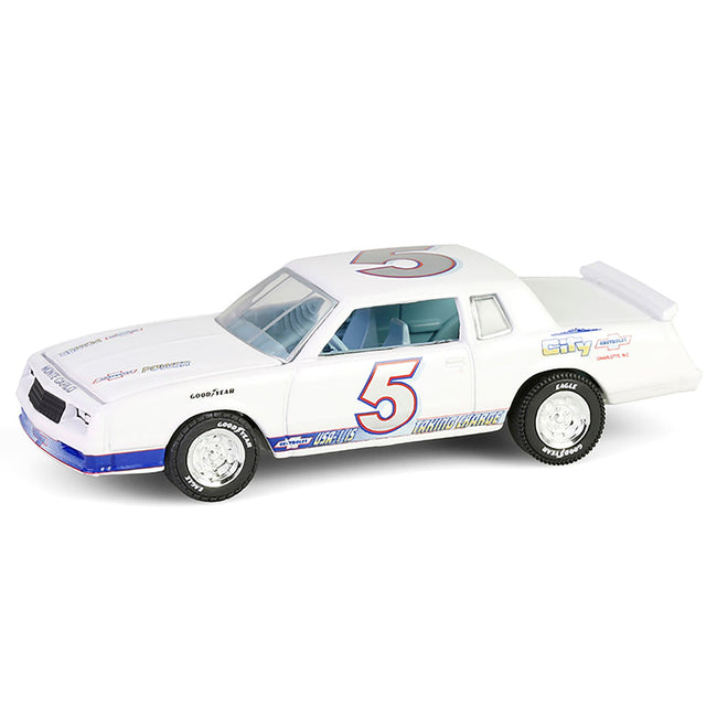 1983 Chevrolet Monte Carlo #5 "Hendrick Motorsports First Test Car Tribute" White with Blue Stripes and Interior "Hobby Exclusive" Series 1/64 Diecast Model Car by Greenlight