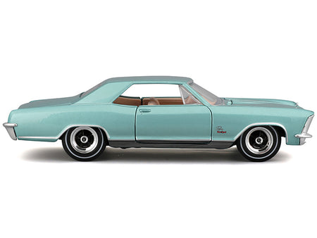 1965 Buick Riviera Gran Sport Light Blue Metallic "Special Edition" Series 1/26 Diecast Model Car by Maisto