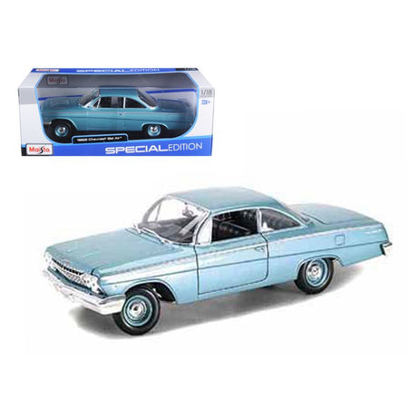 1962 Chevrolet Bel Air Turquoise 1/18 Diecast Model Car by Maisto