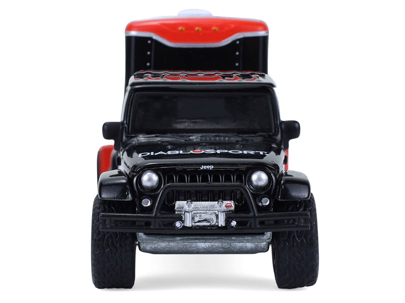 Black Jeep Wrangler with trailer - 32330C-4