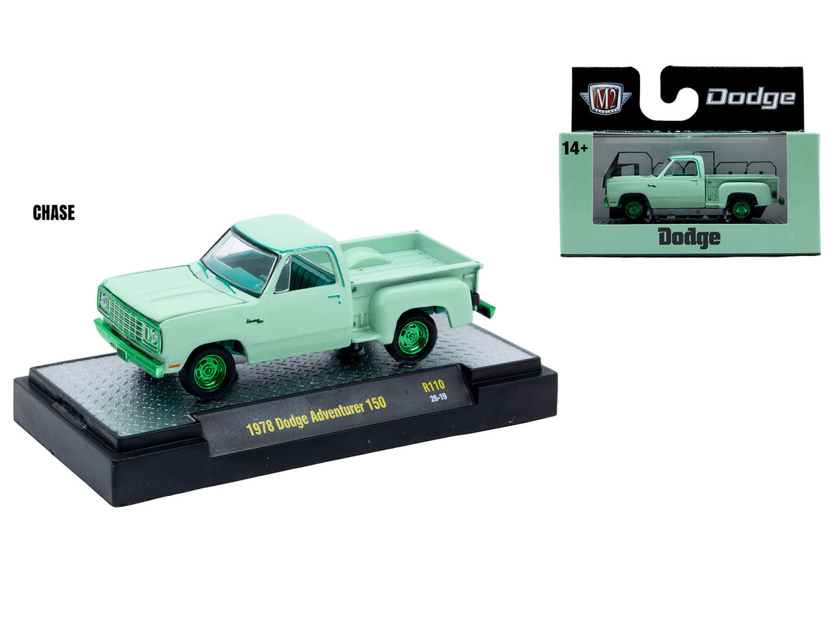 "Auto-Thentics" 6 piece Set Release 91 IN DISPLAY CASES Limited Edition 1/64 Diecast Model Cars by M2 Machines - view 2