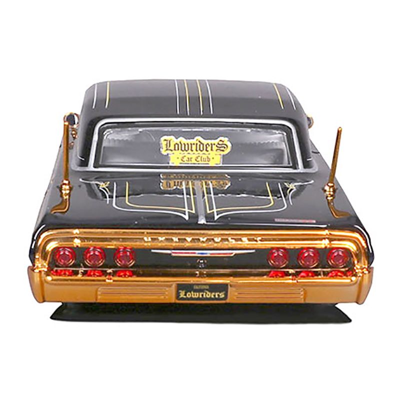 1964 Chevrolet Impala SS Lowrider Black Metallic 1/26 Diecast Model