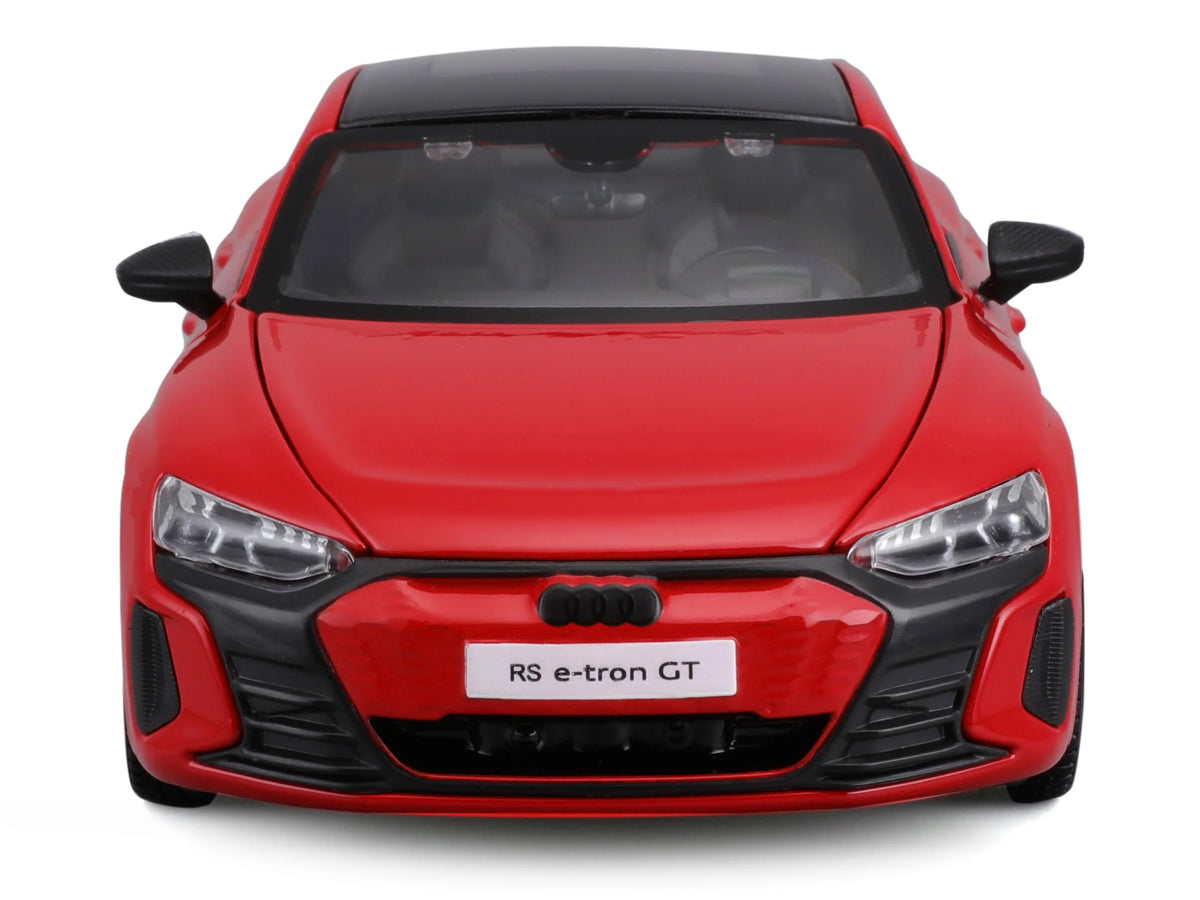 2022 Audi RS e-Tron GT Red with Black Top and Sunroof "Special Edition" Series 1/25 Diecast Model Car by Maisto - view 3