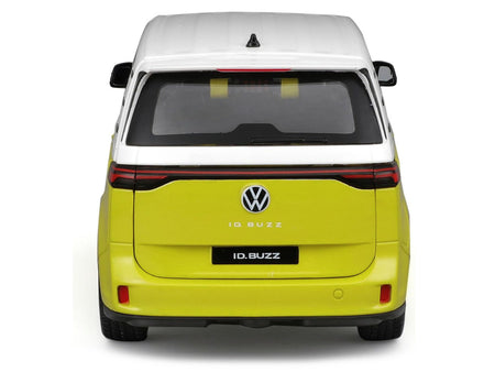 2023 Volkswagen ID. Buzz Van Yellow and White "Special Edition" Series 1/24 Diecast Model Car by Maisto