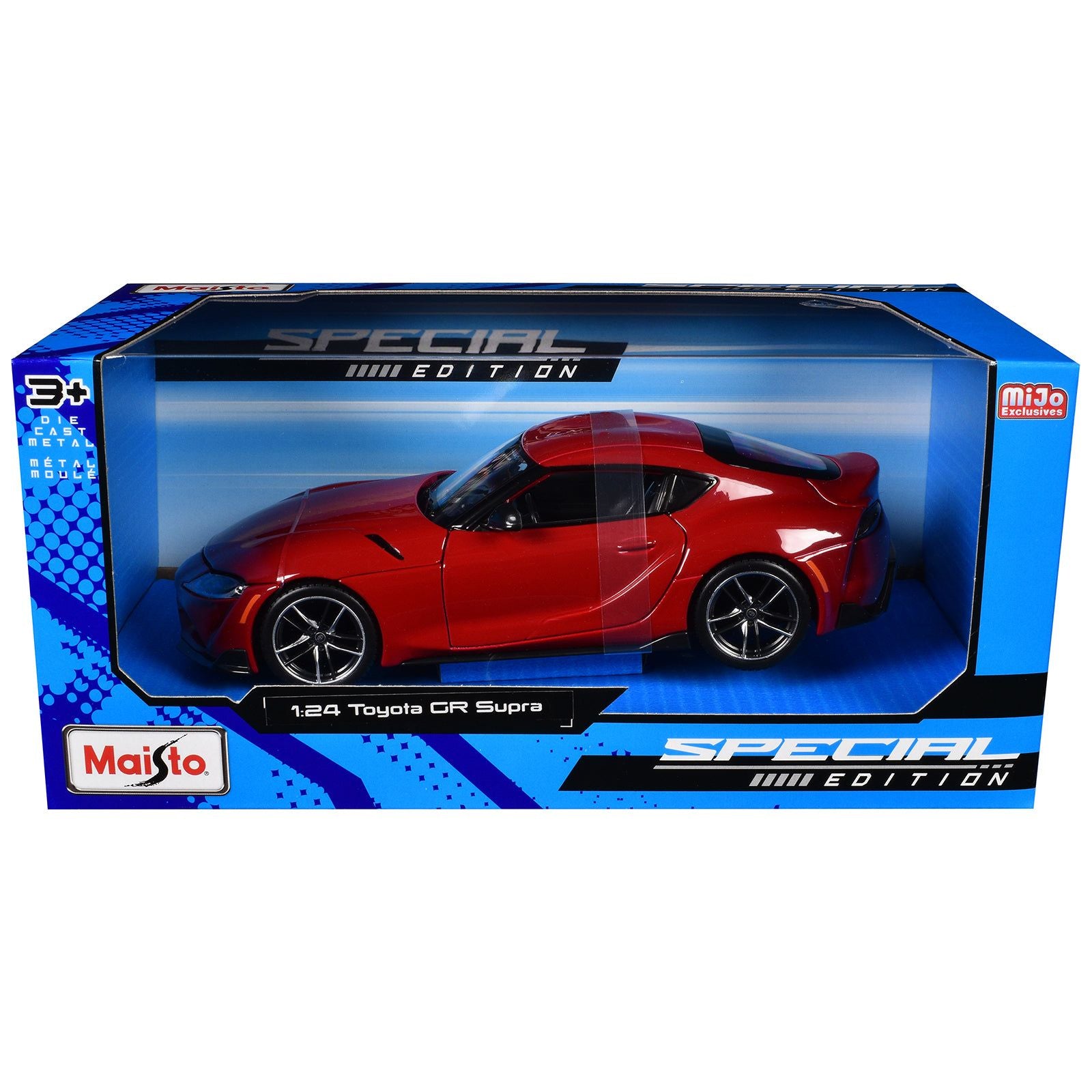Toyota GR Supra Red "Special Edition" Series 1/24 Diecast Model Car by Maisto