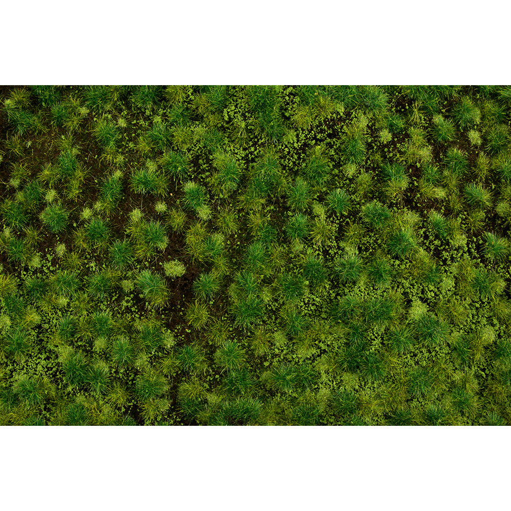 Bachmann Medium Green Tufted Grass Mat (one 11.75" X 7.5" sheet)