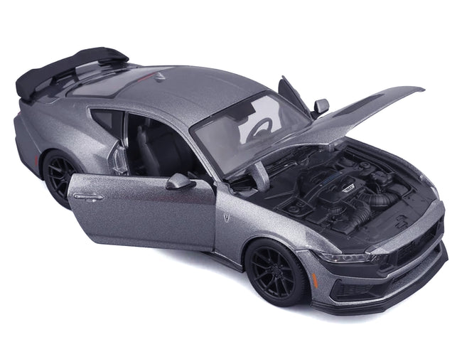2024 Ford Mustang Dark Horse Dark Gray Metallic "Special Edition" Series 1/24 Diecast Model Car by Maisto
