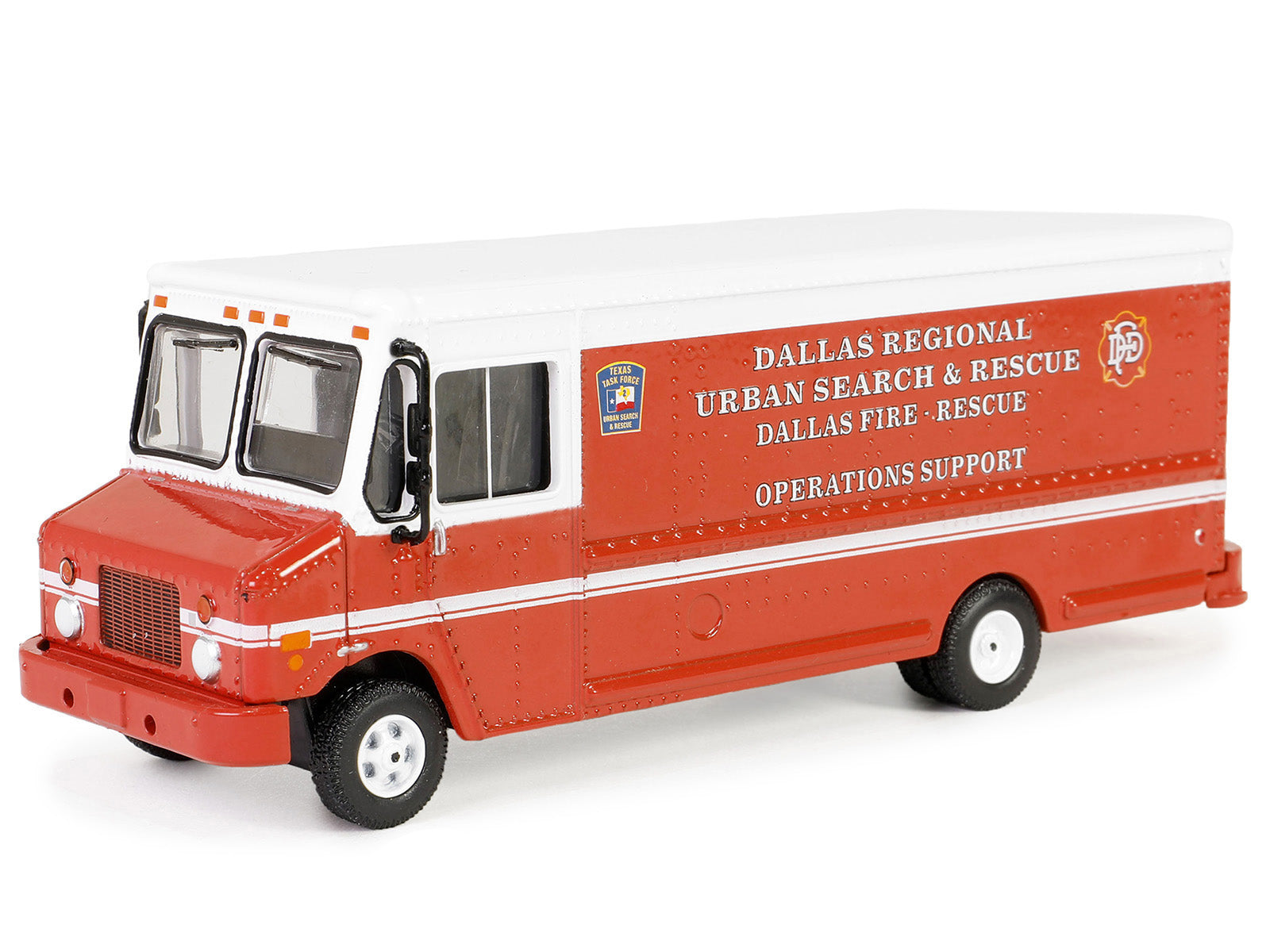 2019 Step Van "Dallas Regional Urban Search & Rescue - Dallas Fire Department Texas" Red with White Top "H.D. Trucks" Series 25 1/64 Diecast Model Car by Greenlight