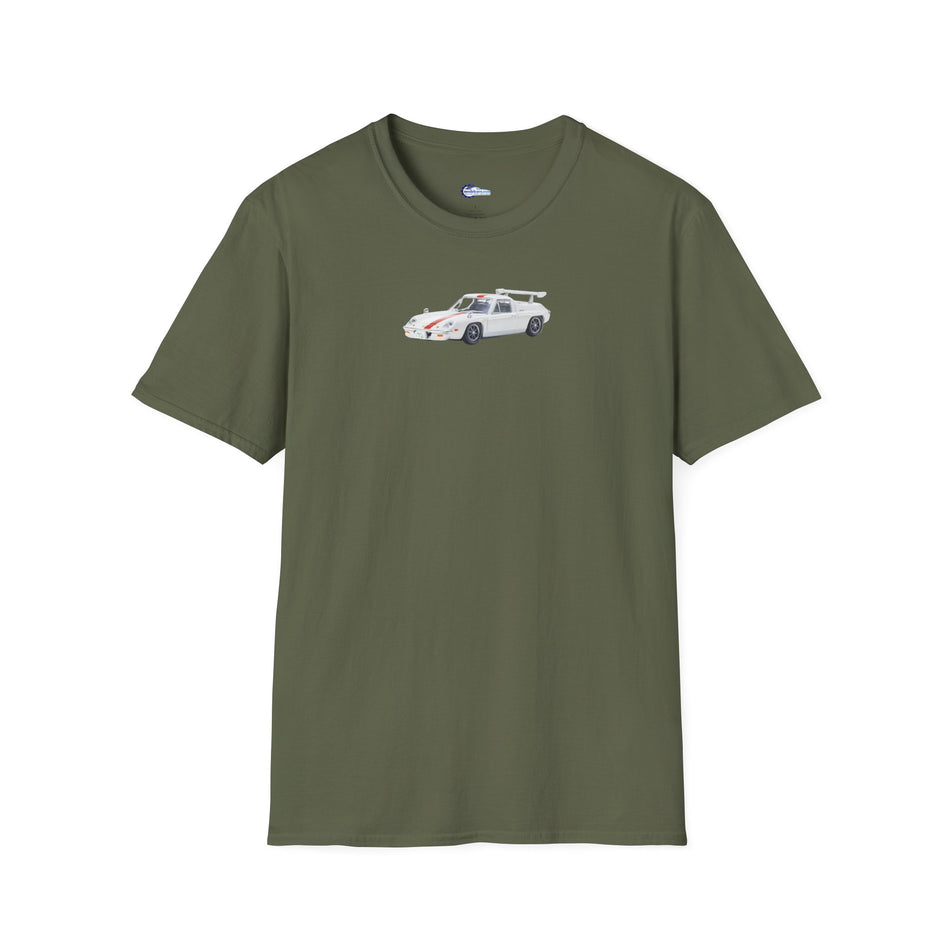 Sketch Art Lotus Europa Supercar T-Shirt, Circuit Wolfe Tee, Vintage Race Car Shirt,