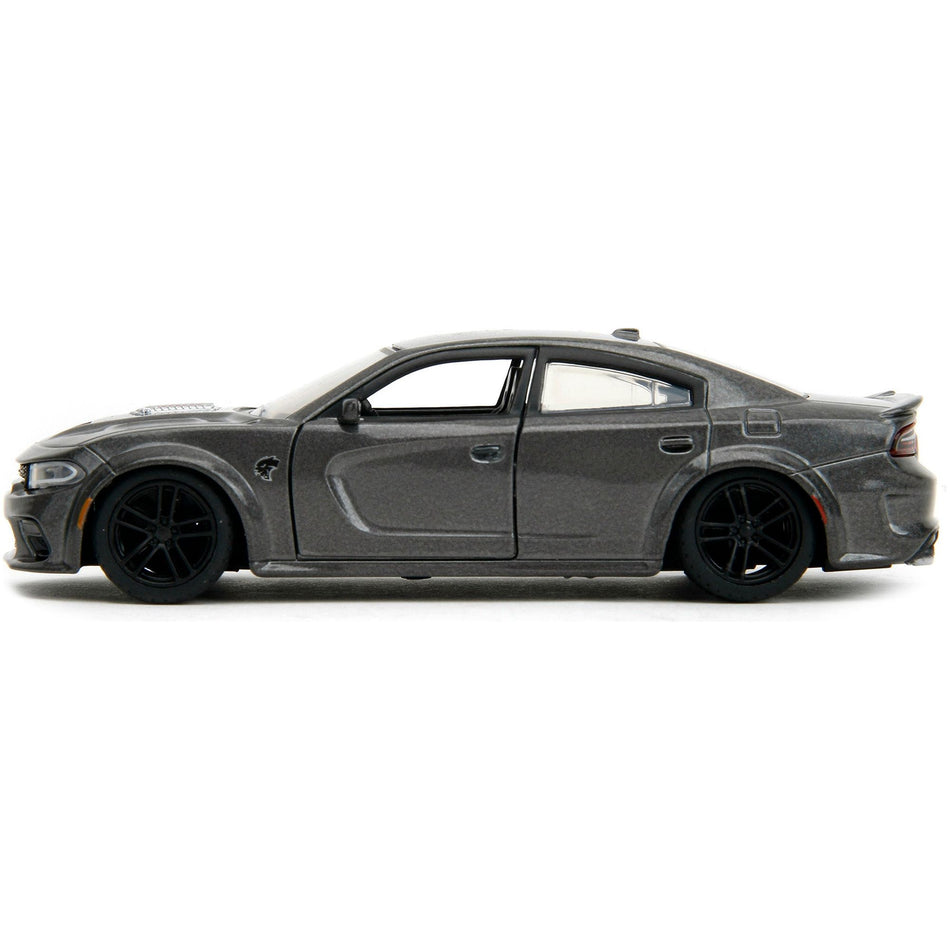 2021 Dodge Charger SRT Hellcat Gray Metallic "Fast X" (2023) Movie "Fast & Furious" Series 1/32 Diecast Model Car by Jada