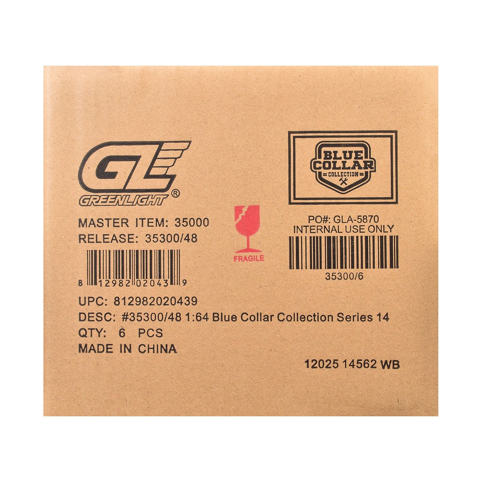 Greenlight Blue Collar Collection Box #35300