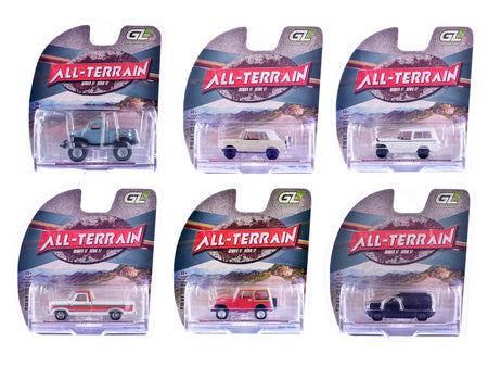 "All Terrain" Series 17 Set of 6 pieces 1/64 Diecast Model Cars by Greenlight