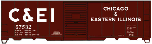 C&EI 40' STEEL BOXCAR         