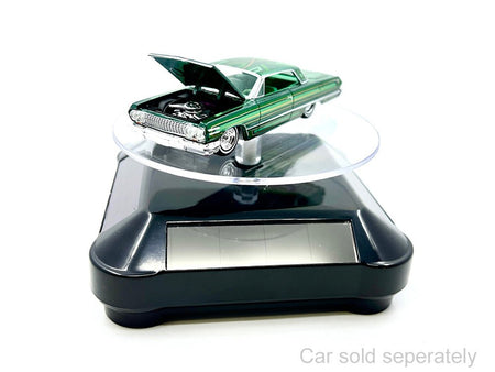 3.5â€³ Solar Rotating Display Stand with Black Base for 1/64 Scale Model Cars11-Other-ModelCars.com