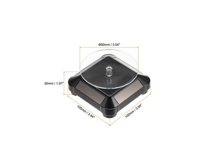 3.5â€³ Solar Rotating Display Stand with Black Base for 1/64 Scale Model Cars11-Other-ModelCars.com