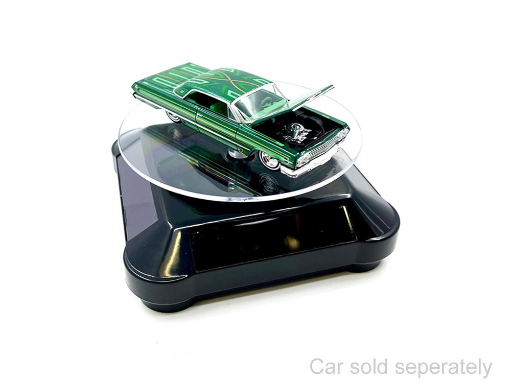 3.5â€³ Solar Rotating Display Stand with Black Base for 1/64 Scale Model Cars11-Other-ModelCars.com