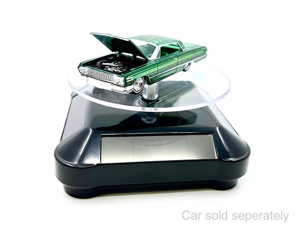 3.5â€³ Solar Rotating Display Stand with Black Base for 1/64 Scale Model Cars11-Other-ModelCars.com