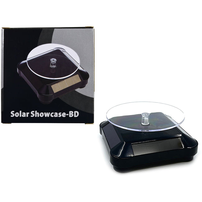 3.5â€³ Solar Rotating Display Stand with Black Base for 1/64 Scale Model Cars11-Other-ModelCars.com