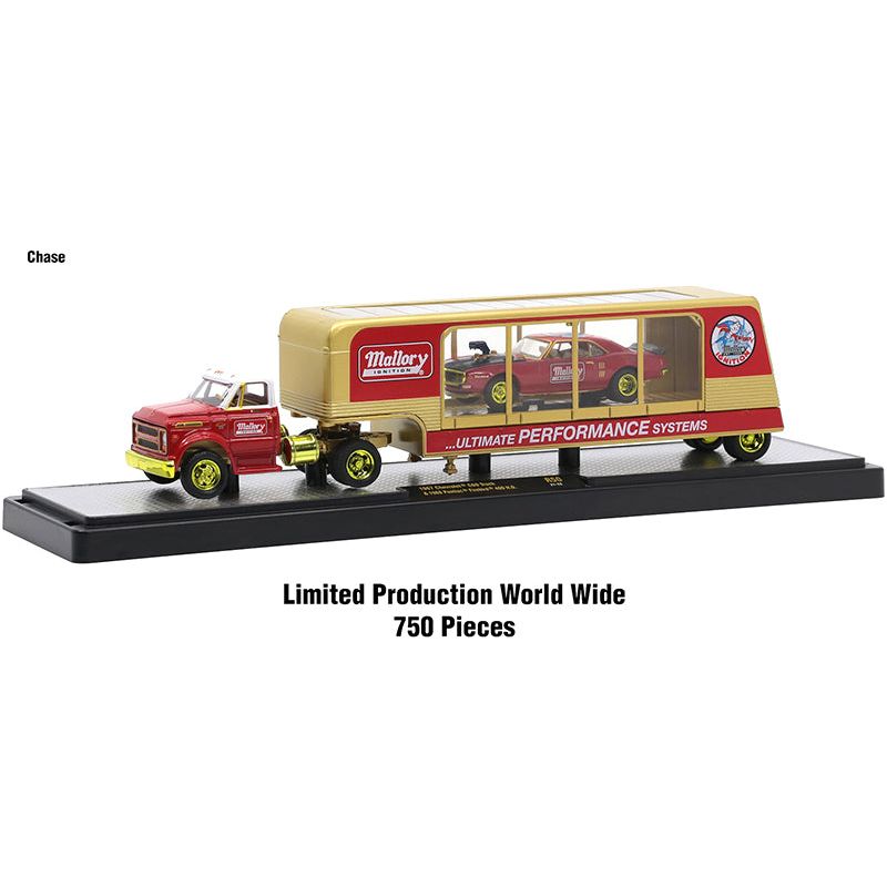 Auto Haulers Set of 3 Trucks Release 50 Limited Edition to 8400 pieces Worldwide 1/64 Diecast Models by M2 Machines