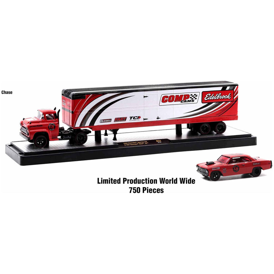 Auto Haulers Set of 3 Trucks Release 54 Limited Edition to 8400 pieces Worldwide 1/64 Diecast Model Cars by M2 Machines