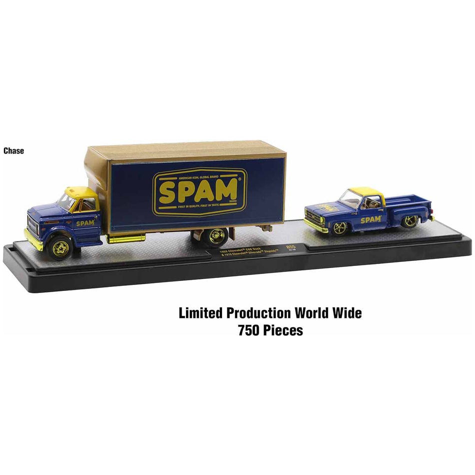 Auto Haulers Set of 3 Trucks Release 55 Limited Edition to 8400 pieces Worldwide 1/64 Diecast Model Cars by M2 Machines