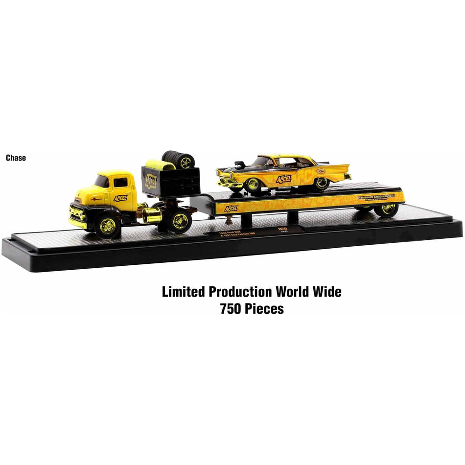 Auto Haulers Set of 3 Trucks Release 59 Limited Edition to 8400 pieces Worldwide 1/64 Diecast Model Cars by M2 Machines