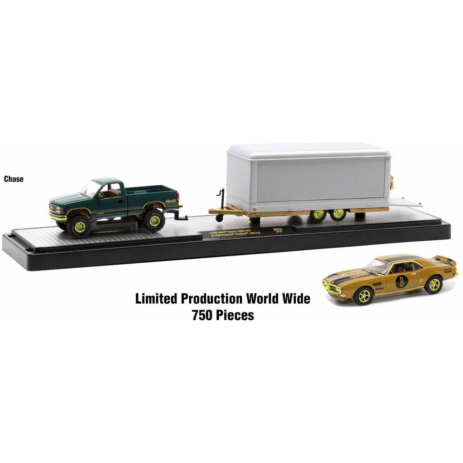 Auto Haulers Set of 3 Trucks Release 63 Limited Edition to 8400 pieces Worldwide 1/64 Diecast Models by M2 Machines