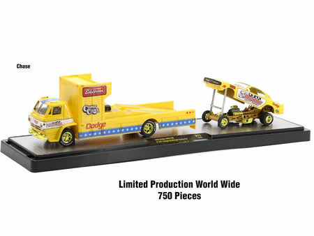 Auto Haulers Set of 3 Trucks Release 72 Limited Edition to 9000 pieces Worldwide 1/64 Diecast Models by M2 Machines