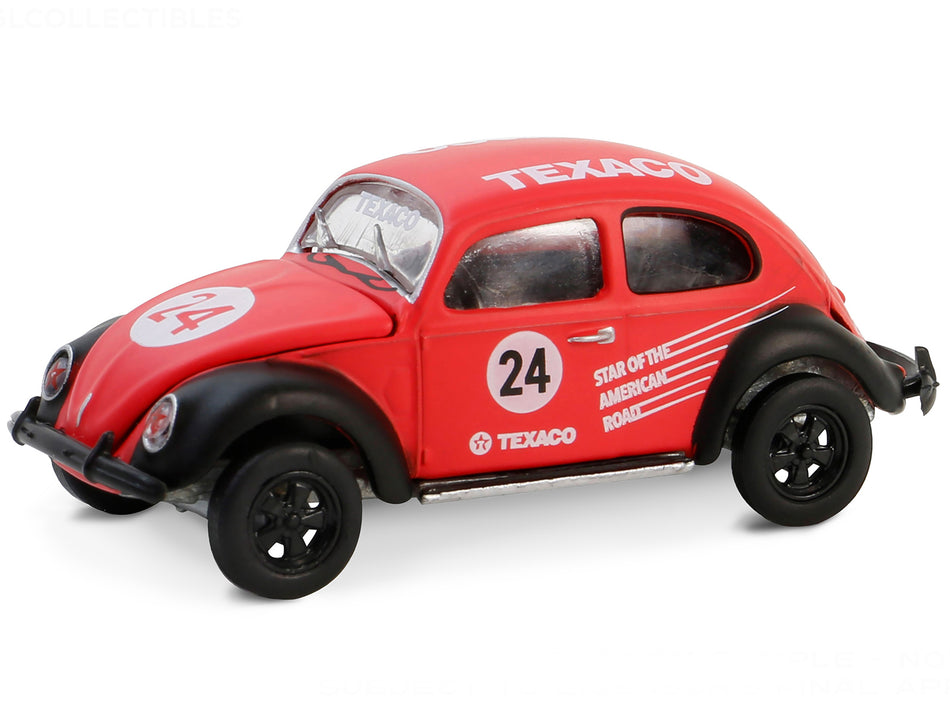 1950 Volkswagen Split Window Beetle #24 Red "Texaco" "Club Vee-Dub" Series 19 1/64 Diecast Model Car by Greenlight