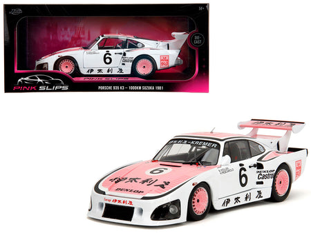 Porsche 935 K3 #6 Bob Wollek - Henri Pescarolo Winner "Suzuka 1000KM" (1981) "Pink Slips" Series 1/18 Diecast Model Car by Jada