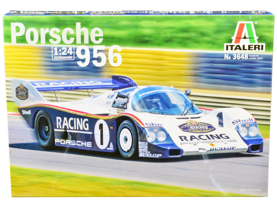 Skill 2 Model Kit Porsche 956 1/24 Scale Model by Italeri