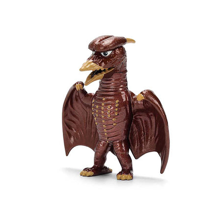 Brown, winged dinosaur toy figure.