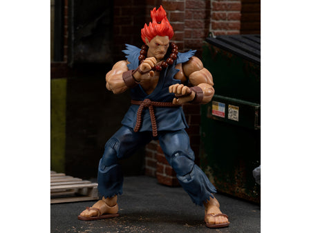 Akuma action figure in fighting stance