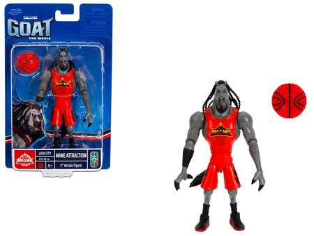 Mane Attraction 5" Moveable Figure with Basketball "Goat" (2026) Movie Model by Jada