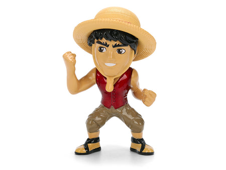 Set of 4 Diecast Figures "One Piece" (2023-Current) TV Series "Metalfigs" Series Diecast Models by Jada