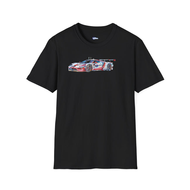 Sketch Art 24 Hours of Le Mans #69 Ryan Briscoe - Scott Dixon - Richard Westbrook Unisex T-Shirt - Racing Enthusiast Apparel
