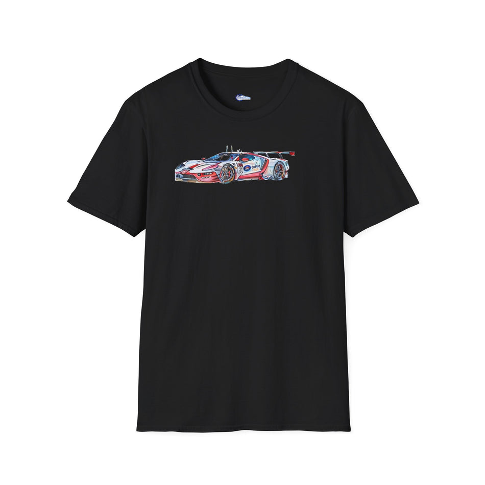 Sketch Art 24 Hours of Le Mans #69 Ryan Briscoe - Scott Dixon - Richard Westbrook Unisex T-Shirt - Racing Enthusiast Apparel