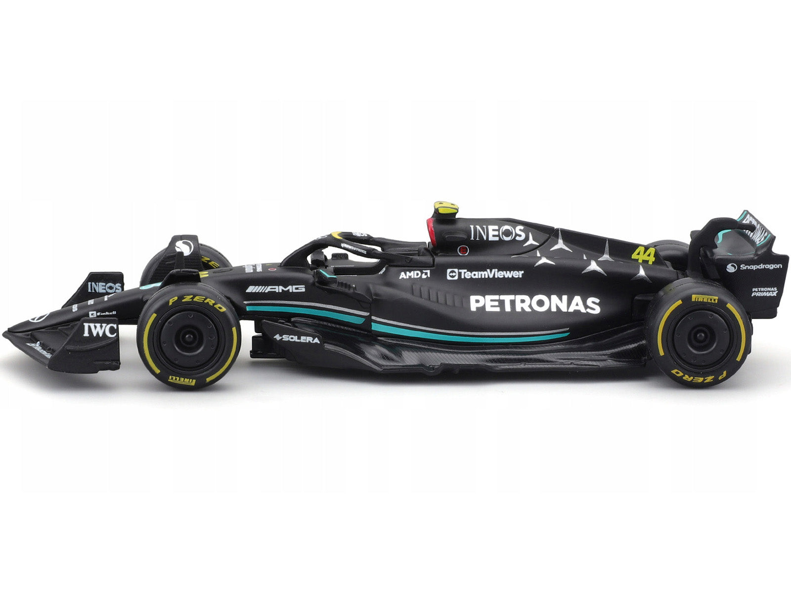 Mercedes-AMG F1 W14 E Performance #44 Lewis Hamilton "Petronas" "Formula One F1 World Championship" (2023) 1/43 Diecast Model Car by Bburago