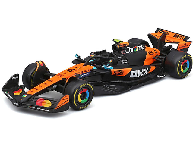 McLaren MCL39 #4 Lando Norris "OKX" Winner Formula One F1 "Australian GP" (2025) "Race" Series 1/43 Diecast Model Car by Bburago