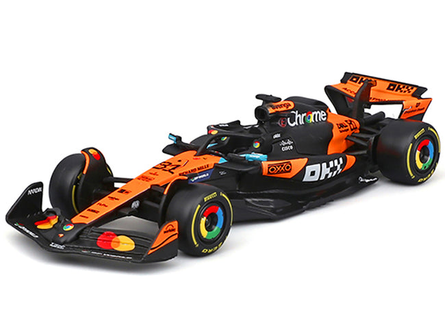 McLaren MCL39 #81 Oscar Piastri "OKX" Formula One F1 "Australian GP" (2025) "Race" Series 1/43 Diecast Model Car by Bburago