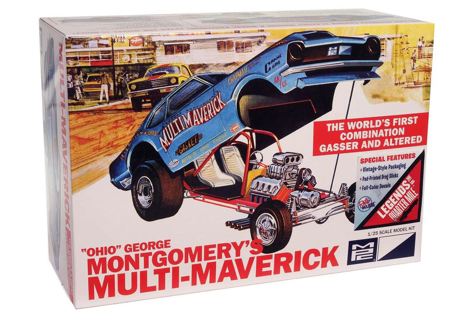 MPC 1:25 SCALE MULTI MAVERICK FUNNY CAR MODEL KIT MPC1005