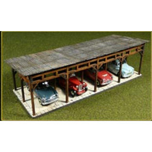 Bachmann Laser-Cut Car Shed Kit (HO Scale)