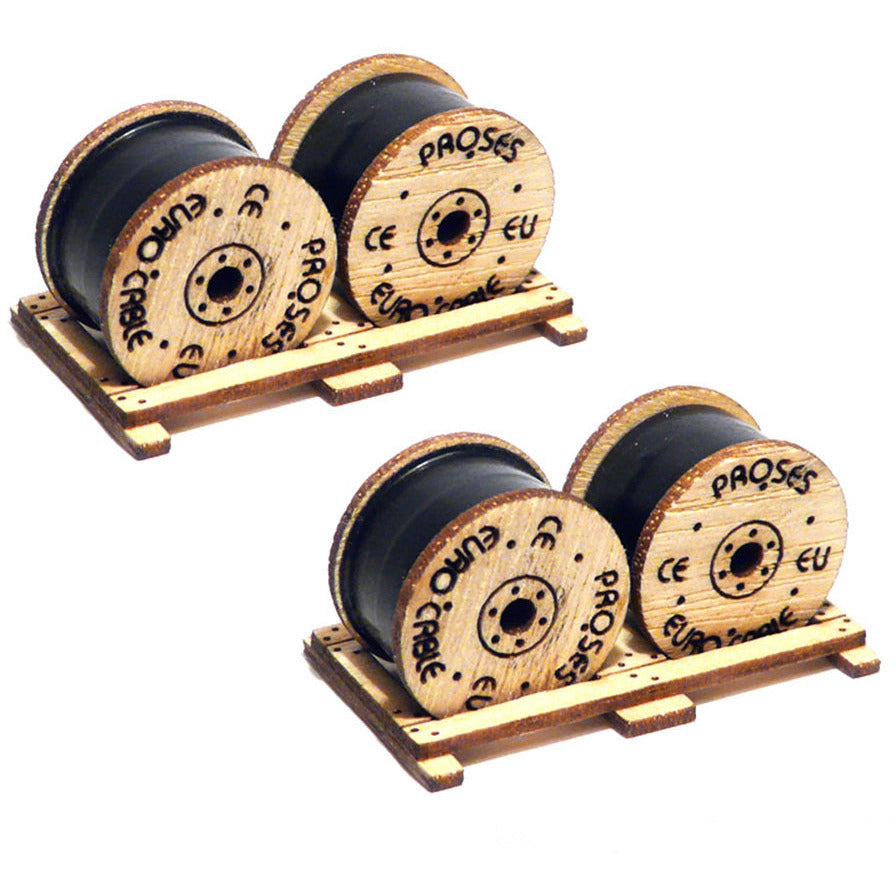 Bachmann HO Scale Cable Drums - Kit (2 per Pack)