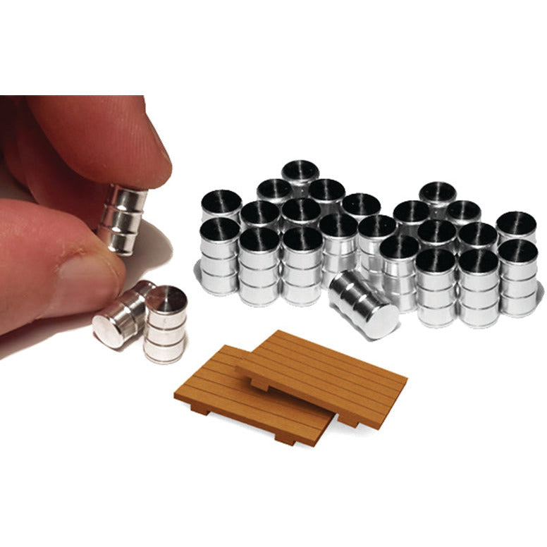 Bachmann Oil Drums - Kit (24 per Pack) (HO Scale)