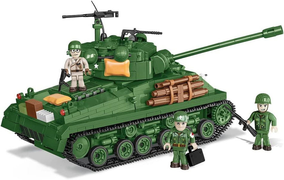 Cobi 745pcs HC WWII M4A3E8 Sherman Easy Eight